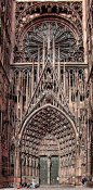 Cathedrale de Strasbourg, France.