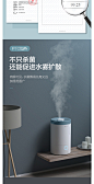 小熊加湿器家用静音卧室大雾量加湿器孕妇婴儿香薰空气加湿器喷雾-tmall.com天猫