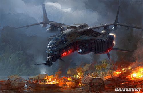 高科技武器亮瞎你的眼 韩国画师科幻插画 ...
