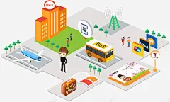 交通路面和交通工具高清素材 交通 交通工具 路面 飞机 免抠png 设计图片 免费下载