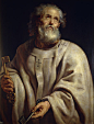 圣彼得Saint Peter
1-67
基督教创始者耶稣所收的十二使徒之一，初代教会的核心人物之一。 天主教会认为他建立了罗马教会，是罗马教会的第一位主教，也就是第一任教宗。 基督新教则认为罗马教会多半不是伯多禄建立的，他甚至不一定去过罗马；罗马主教成为众教会之首、被奉为教宗是第五世纪以后逐渐建立的传统。