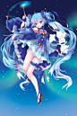 星夜 雪初音！