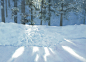冬天的水彩画帖 Winter - 阿部俊雪水彩画画廊
