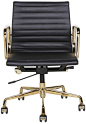 Office Aluminium Group Chair EA117 Gold Edition CHARLES EAMES: 