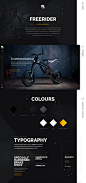 Kuberg – Free Rider website : Kuberg, manufacturer of electric motorcycles, released their brand new model called FREE RIDER and I was asked to design a microsite showing this awesome and fun bike. It’s a simple one-page website with few sections. I’ve us