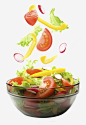 蔬菜沙拉png免抠素材_新图网 https://ixintu.com 玻璃碗 蔬菜 沙拉 食物