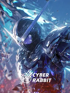 假面骑士壁纸 _ 金属狂潮_1_Cyber Rabbit_来自小红书网页版