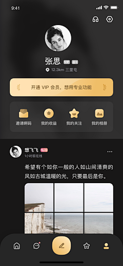 记忆是素描采集到应用UI-VIP/认证/权益/会员