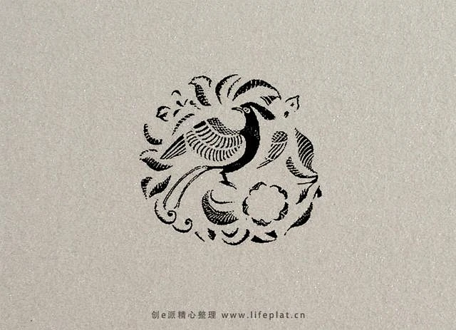 中国古代传说中的瑞鸟——凤凰的纹样图腾-花瓣网
