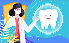 国际爱牙日刷牙插画牙齿健康口腔清洁海报插画下载