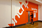 Identity and environmental graphics for an interactive gallery aimed at schoolchildren. Designed by Harry Pearce.