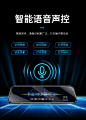 飞利浦行车记录仪超高清夜视全景全屏流媒体前后双录无线免安装-tmall.com天猫