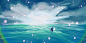 唯美梦幻手绘海洋夏天帆船远航航海日风景原创插画素材