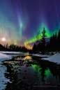 ~~Aurora moonset ~ Alaska by Cj Kale~~