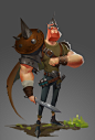 Warrior. Knight. Barbarian. Magician. Ha ha, zhihui Su : 4 officers and men