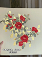 我的山茶花作品✨国画 红山茶or白山茶 - 小红书