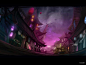 CGwall游戏原画网站_夜晚场景
