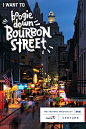 #BucketList Item No. 66 | I want to boogie down Bourbon Street. Typography by Debaser