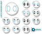 robot character expression sheet | Zack Moat Sketchblog: Castus: Castus Facial Expression Sheet: 