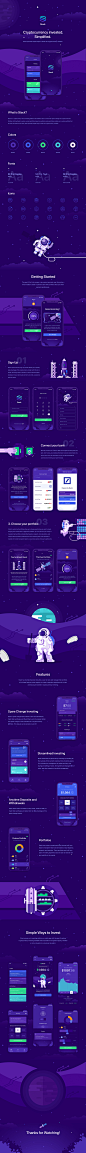 Stack App UI : Stack  The stack is a cryptocurrency micro investing platform that enables users to invest their spare-change into cryptocurrencies. Whether utilizing Stack’s custom-curated portfolios based on qualitative and quantitative models, or a cust