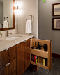 Modern Minneapolis Ranch - Contemporary - Bathroom - minneapolis - by Sicora Design/Build 洗手池 收纳 卫生间设计