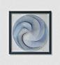 A Wonderful Art Set in Georgeous Pastel Blue. I Adore these colours! This is ZEN WALL ART is made in EXTRA FINE STRING ART technique. Three Mandalas in Abstract Sacred Geometry WALL ART - 3D Art. (I Shipp Everywhere) Blue is the color of the sky and sea.