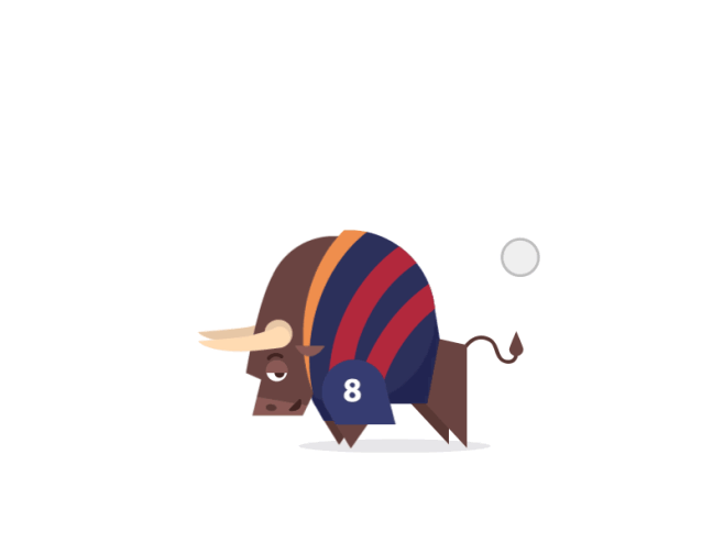 Bull animated