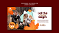 Flat design leisure and wildlife template