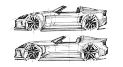 晴空与风采集到车类设计图  / 线稿