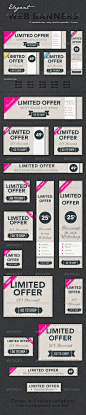 Elegant Web Banners - GraphicRiver Item for Sale
