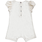 Baby Girls Ivory Cotton Jersey Shortie