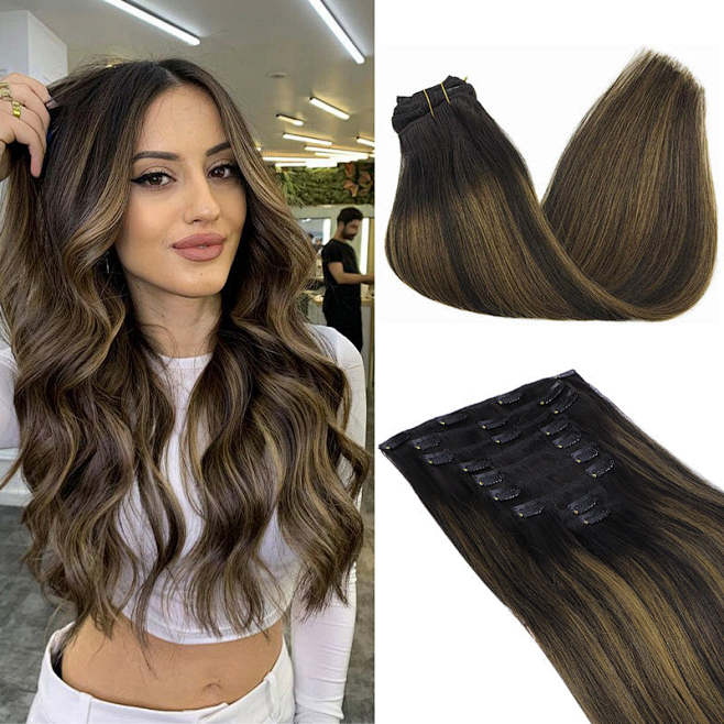 Clip in Hair Extensi...