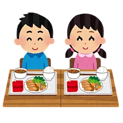 午餐 晚餐 丰盛 聚餐 吃饭 吃零食 膳食 营养 营养饮食 儿童套餐 儿童餐 美食 男孩 女孩 插画 免扣 素材 手绘 png 9