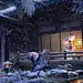 【侵删致歉，转采请勿擅自删除tag及图片来源】pixiv id=53344723 #场景插画# #雪景# #鹤# #插画# #动漫# #二次元#