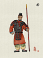 国画人物 装束复原 汉民族历朝代服饰 （东周-汉）古风插图_东君之桃__插画师作品_涂鸦王国gracg.com