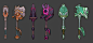 Dauntless - Hammer Development, Avery Coleman : Dauntless contracted me to make TONS of hammer weapons that also needed to be mega cannons! It was fun! Most needed to be based on an existing boss monster behemoth, to become rewards for hunting them.
