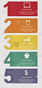 INFOGRAPHICS设计元素矢量插图