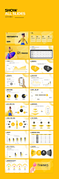 黄色创意扁平商务风PPT-志设网-zs9.com