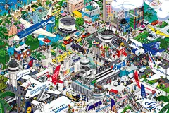 The Miami Airport Pixorama