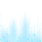 蓝色科技光效线条荧光光线光点装饰点缀元素