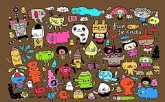 12824673542562、桌面、壁纸、纯色控、小图、Anreal喜欢的小平铺、插画、漫画