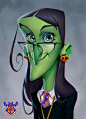Halloween School, Max Grecke : Different student portraits from Halloween School.