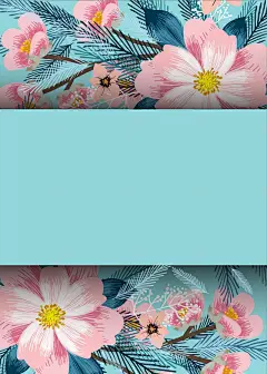 唯美花朵邀请函背景图 邀请函花纹 背景 设计图片 免费下载 页面网页 平面电商 创意素材