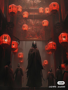 G【国风】鬼怪，灵异，-花瓣网|陪你做生活的设计师 | pixels