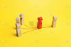 红衣人是人与人之间的中间人。确保谈判各方之间的沟通。利益代表，秘书，知己。守护者建设性对话，翻译