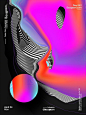 酸性视觉风格
图源：Pinterest ​​​​