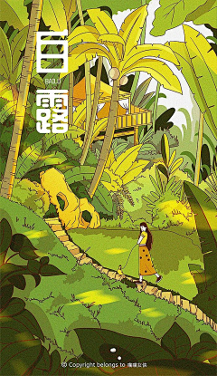 弥狸-采集到线性插画