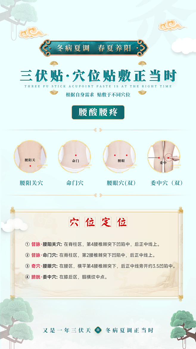 三伏贴、穴位-花瓣网