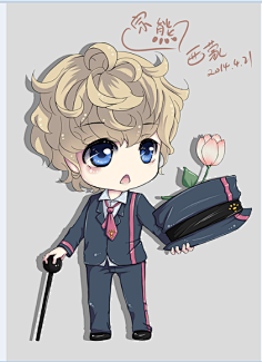 3头身q版——男角色-花瓣网|陪你做生活的设计师