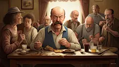 AI绘画_Prompts_Ji_from_MAMA_Uncle_Podgers_last_supper._Photorealistic_304ae6b9-9684-4f1d-86ee-6b3948f4571b_xpanx.com